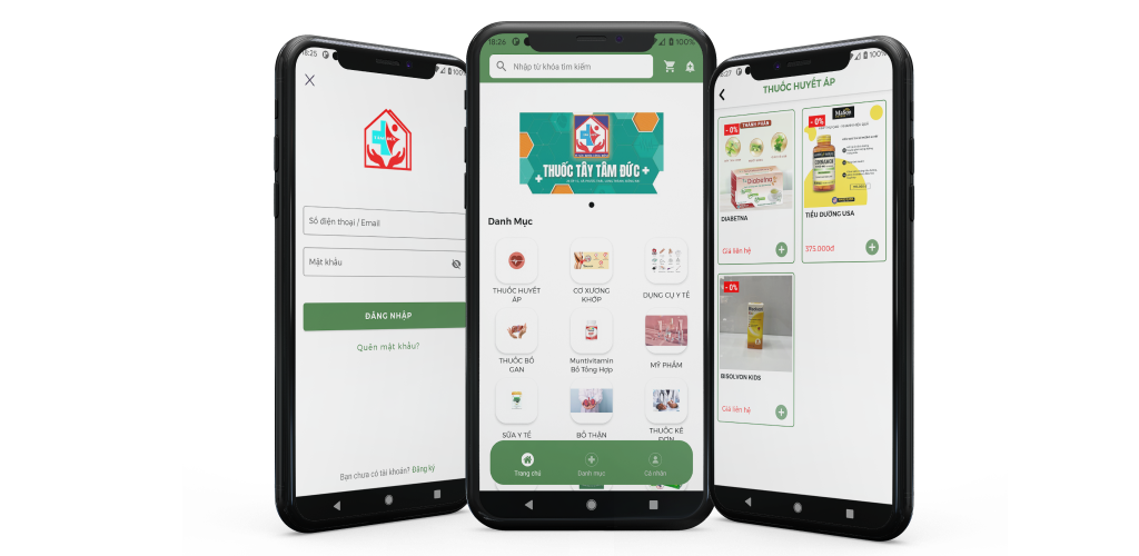 App đặt thuốc online