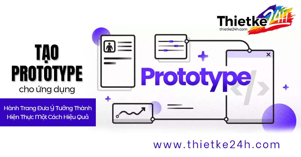 Tạo Prototype Cho Ứng Dụng - Hành Trang Đưa Ý Tưởng Thành Hiện Thực Một Cách Hiệu Quả - Bài viết về thiết kế app & website tại Thietke24h.com