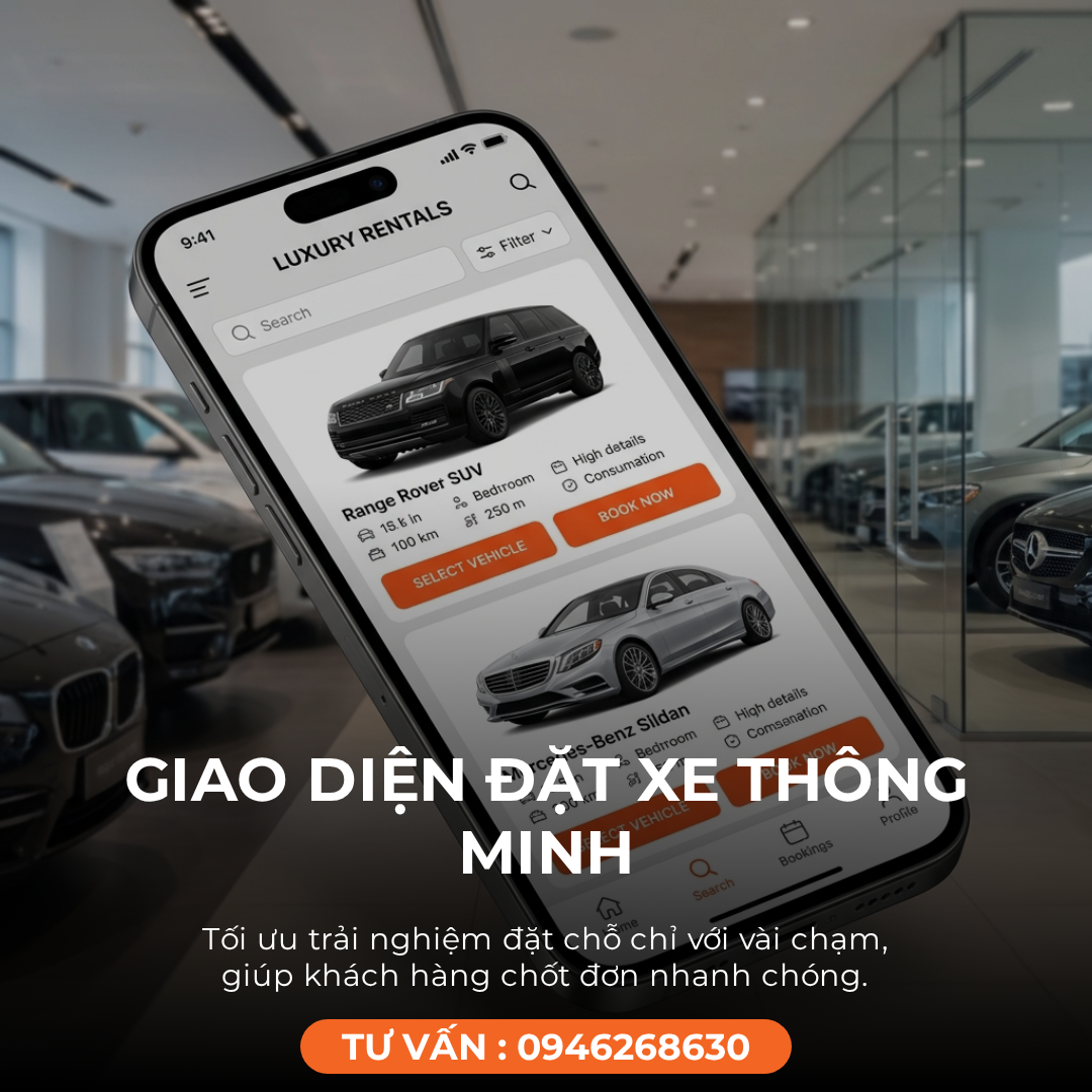 ThầnTốc – Thuê Xe Tự Lái & Có Tài Xế | Đặt Ngay, Nhận Xe Trong 30 Phút - Tin tức thiết kế app & website tại Thietke24h.com